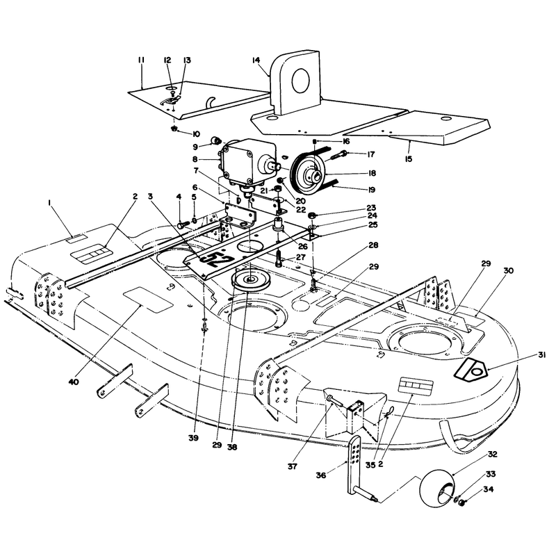 Cutting Unit Model No 30753 Continued