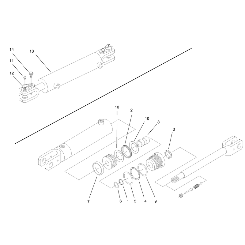 Hydraulic Cylinder Assembly No 99-3278