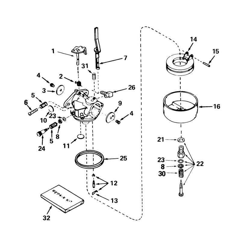 Carburetor No. 632114