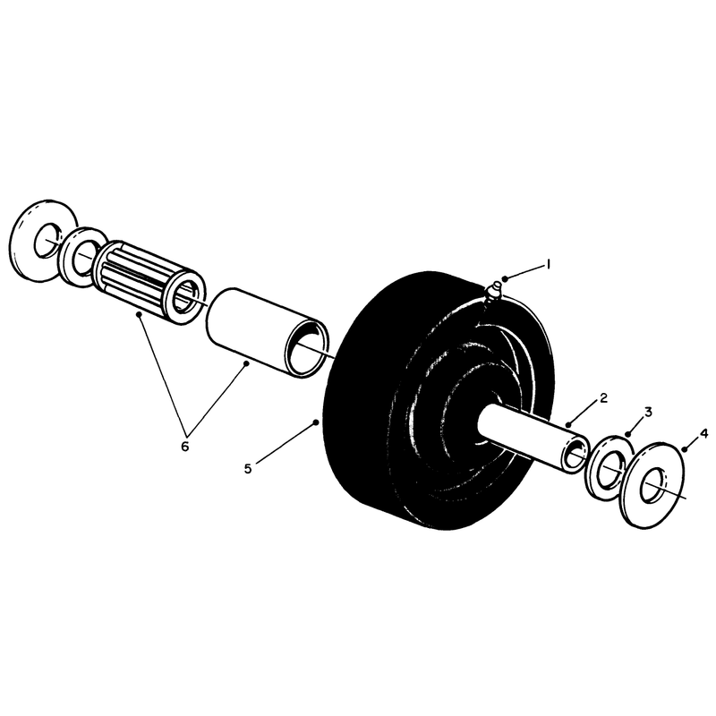 Castor Wheel Assembly No 27-1050 Optional