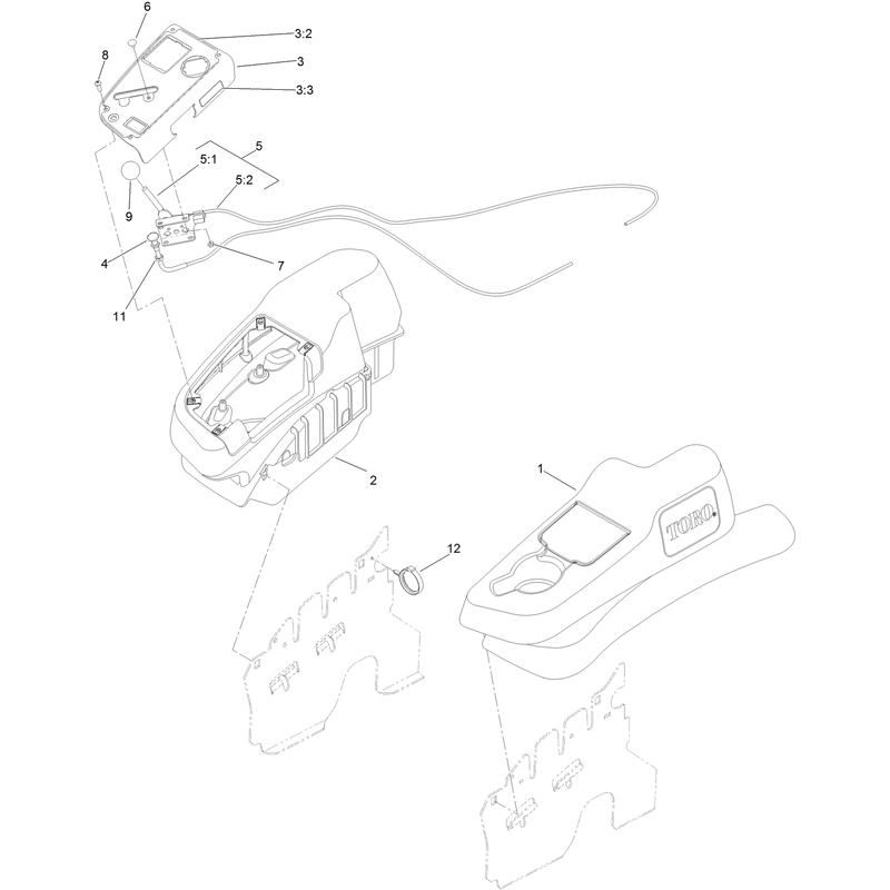 Fender, Console and Control Assembly