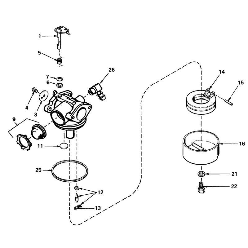 Carburetor No 632050