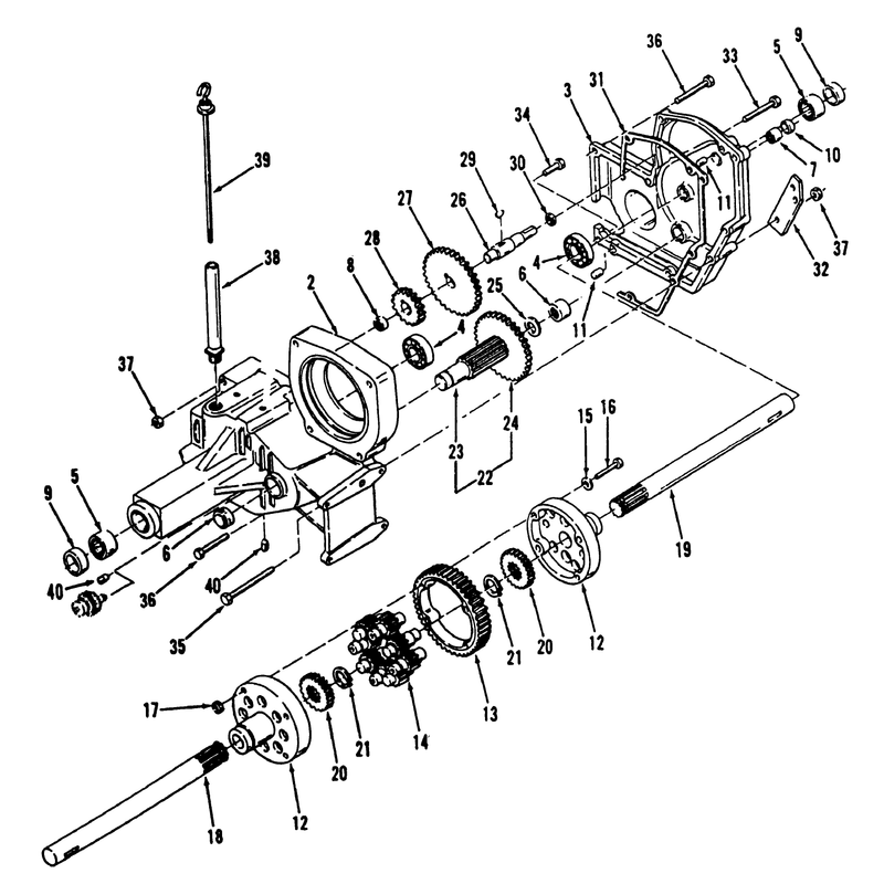 Transaxle 312-H, 416-H