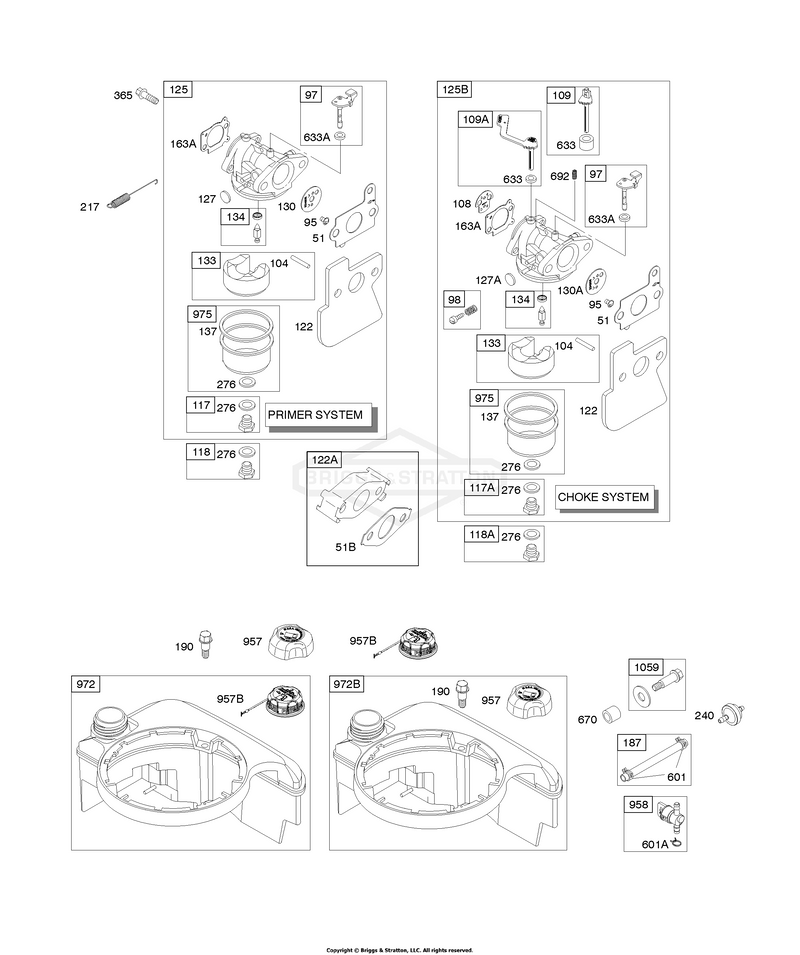 Carburetor, Fuel Supply