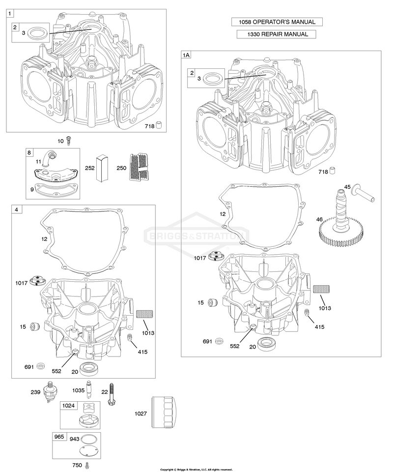 Cylinder, Engine Sump
