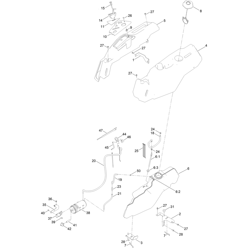 Fuel Pod and Body Styling Assembly