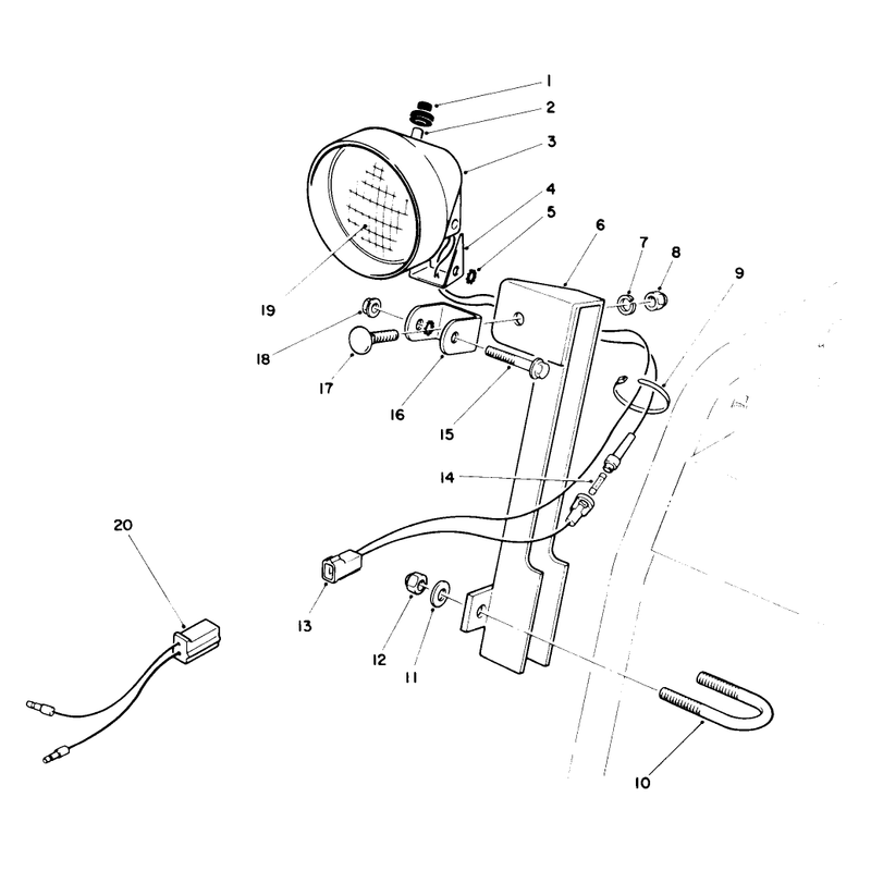 Light Kit No. 66-7950 (optional)
