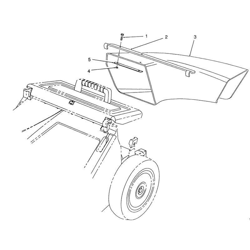 Side Discharge Chute Model No. 59112 (optional)