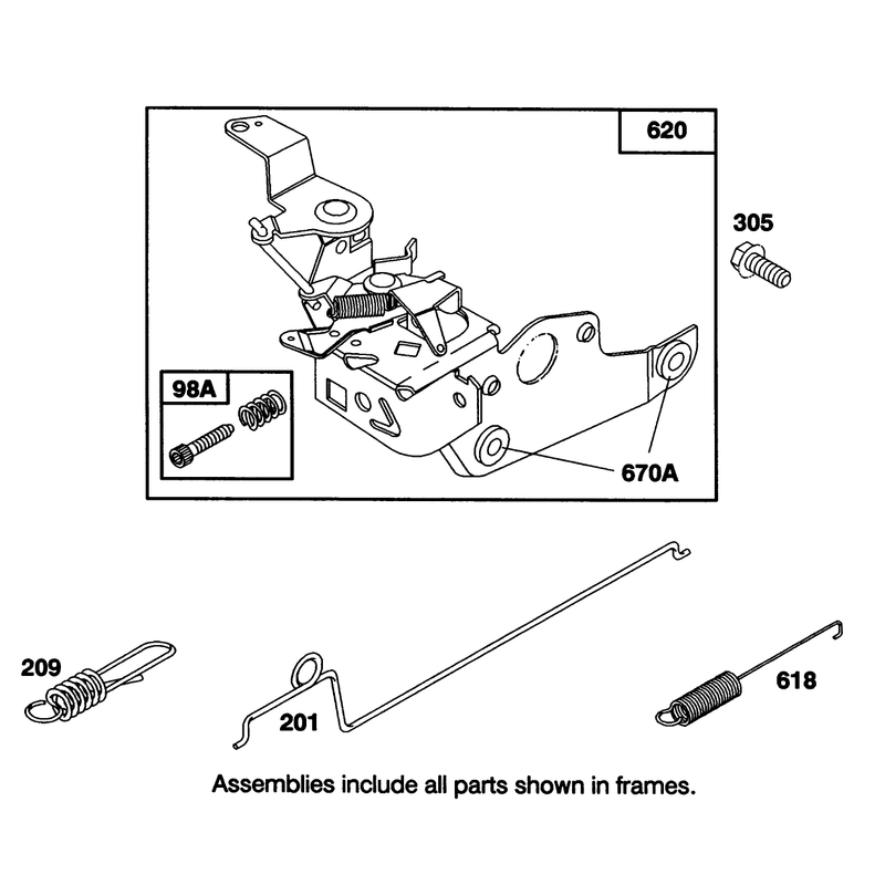 Engine Briggs and Stratton Model 122702-3188-01