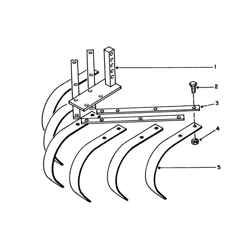 Spring Tooth Cultivator Model 59722 (optional)