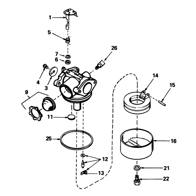 Carburetor No 632098