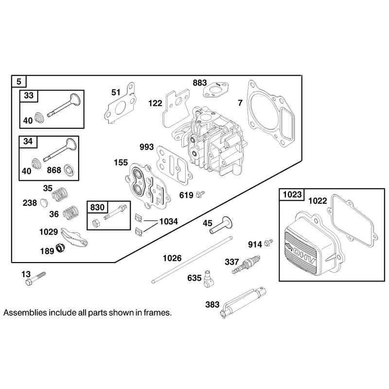 Engine Briggs and Stratton Model 122602-0150-E1