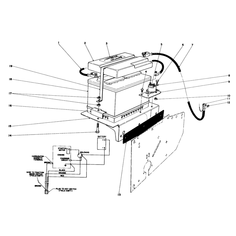 Battery And Wiring Diagram