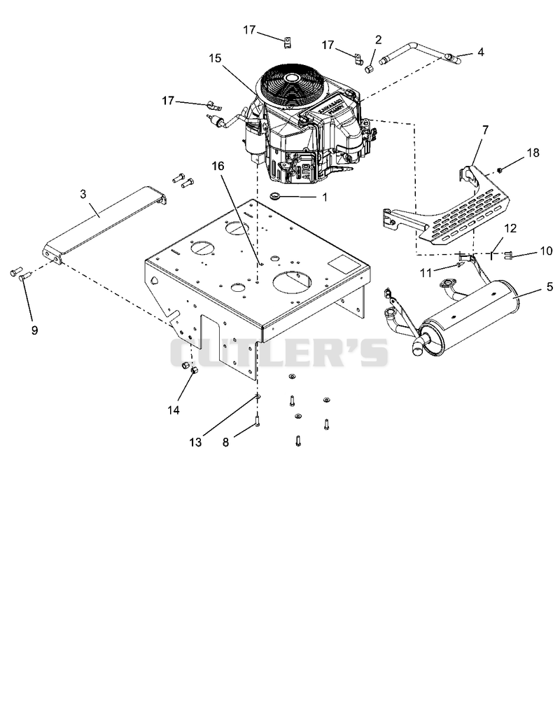 Engine And Frame - 61"