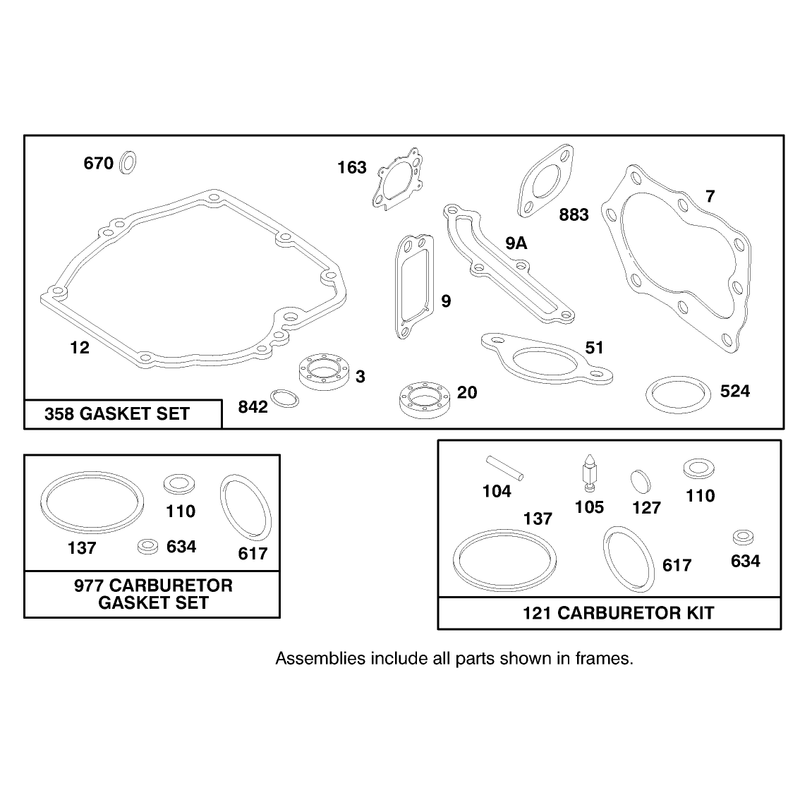 Engine Briggs and Stratton Model 12h802-0658-01