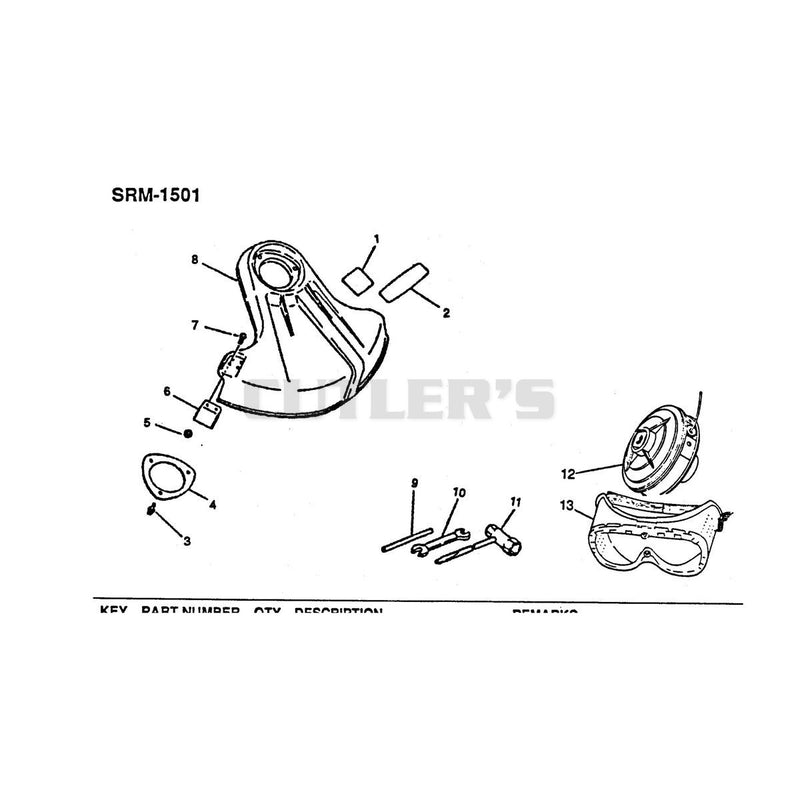 Debris Shield and Tools