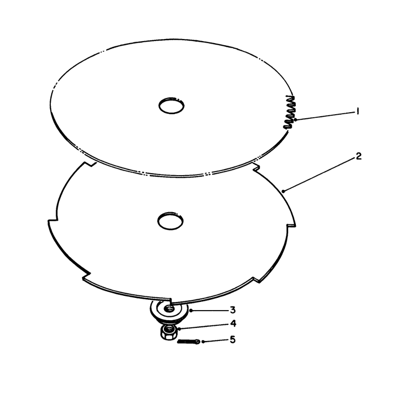 Saw Blade And Brush Blade (optional)