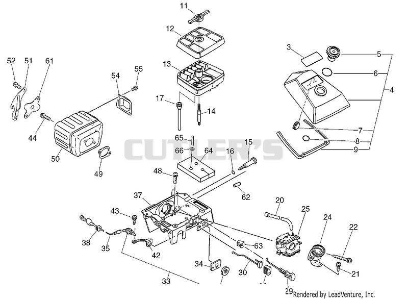 Air Cleaner, Muffler