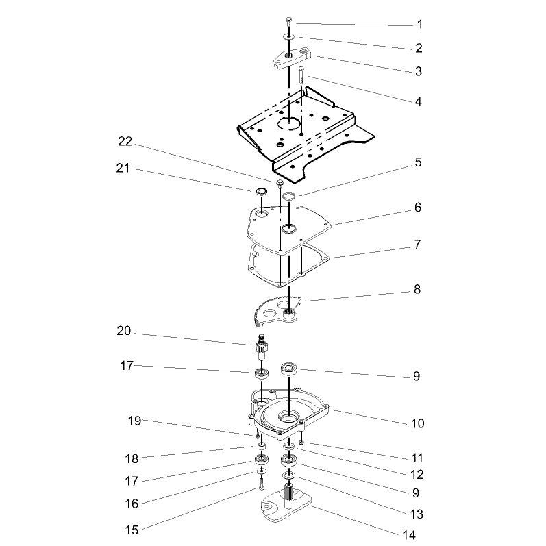 Manual Steering Lower Assembly
