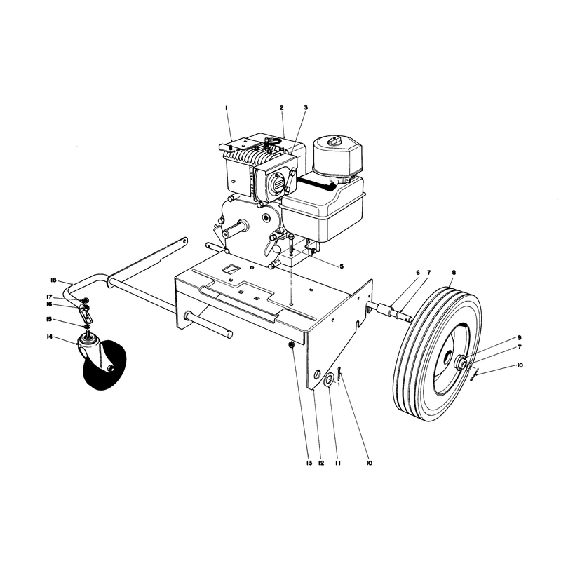 Engine and Base Assembly Model 62912