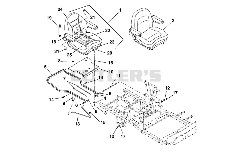 Seat And Hood Frame