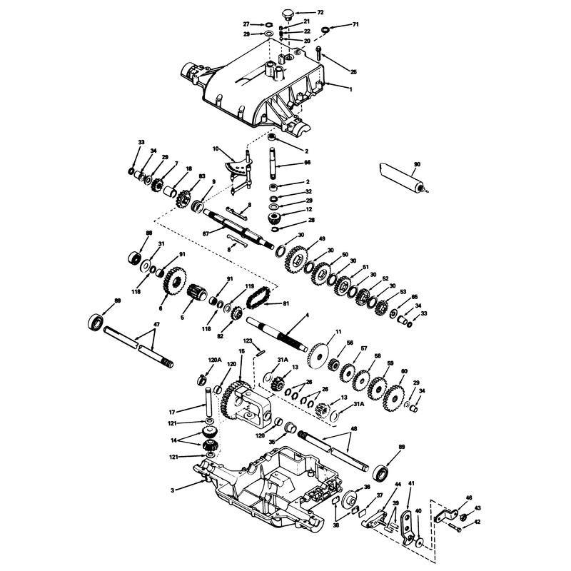 Transaxle Peerless Model No 801-062
