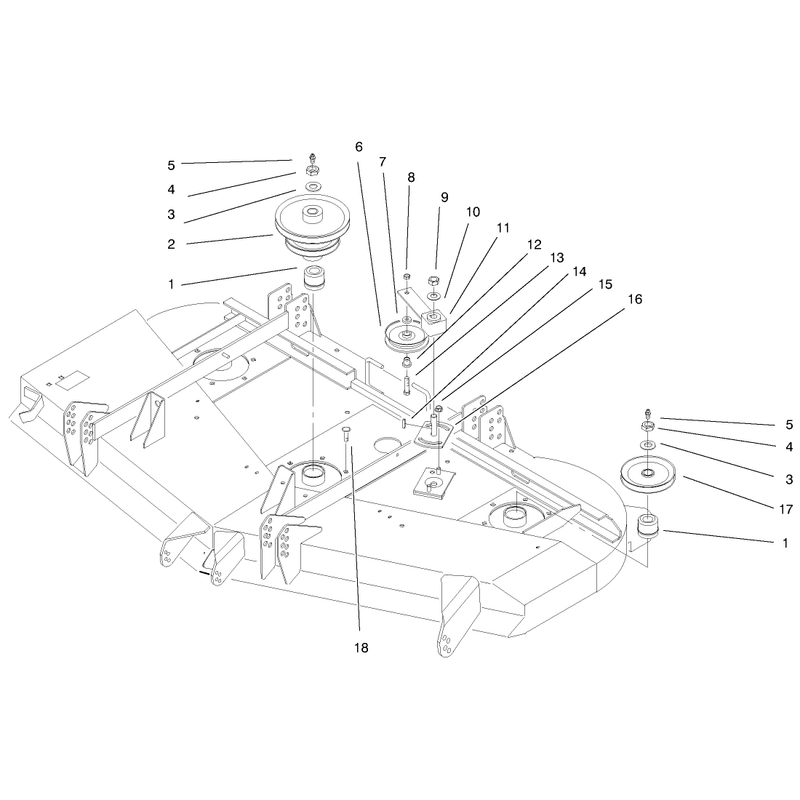 Pulleys and Idler Assembly