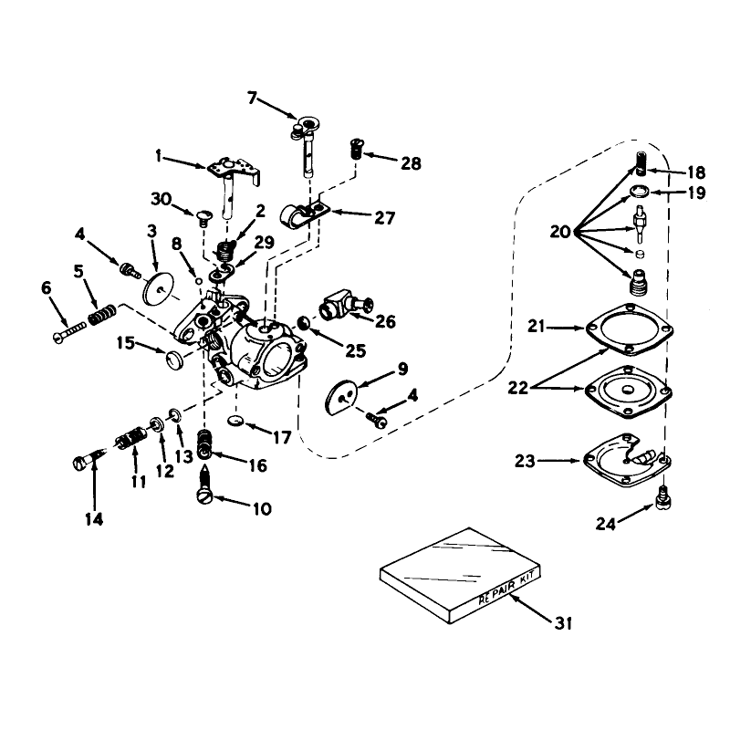 Carburetor Model No. 631507