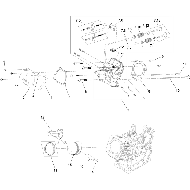 Piston and Head Assembly