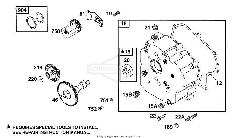 Crankcase Cover, Cam