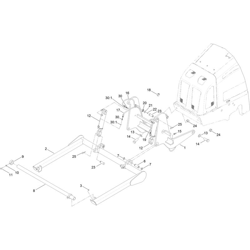 Reel Carrier Assembly No. AU118760