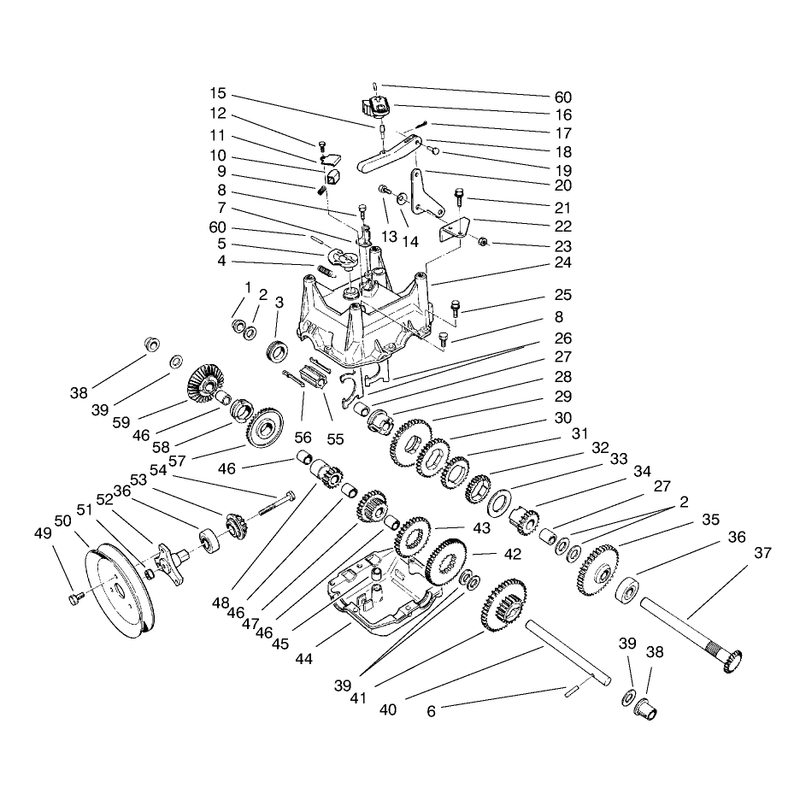 Transmission Assembly No. 66-8030