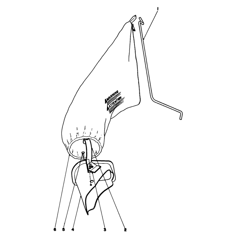 Grass Bagging Kit No 8-8109 Optional