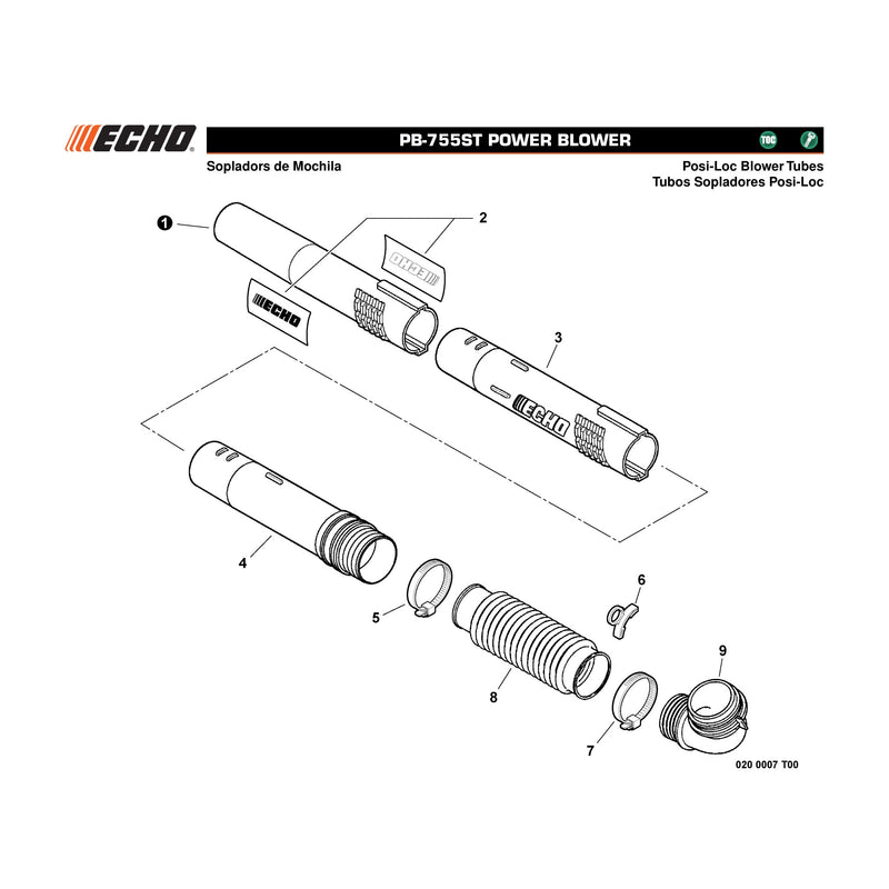 Posi-Loc Blower Tubes