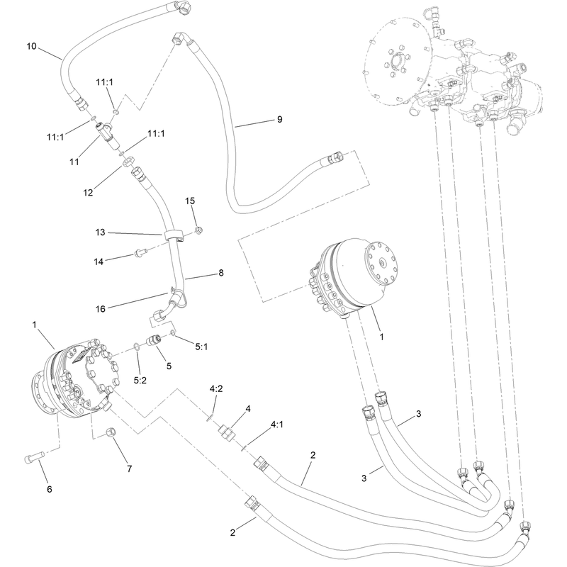 Traction Hydraulic Assembly