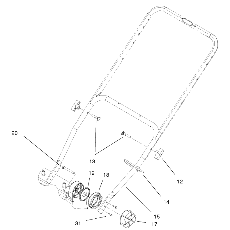 Lower Handle and Control Assembly