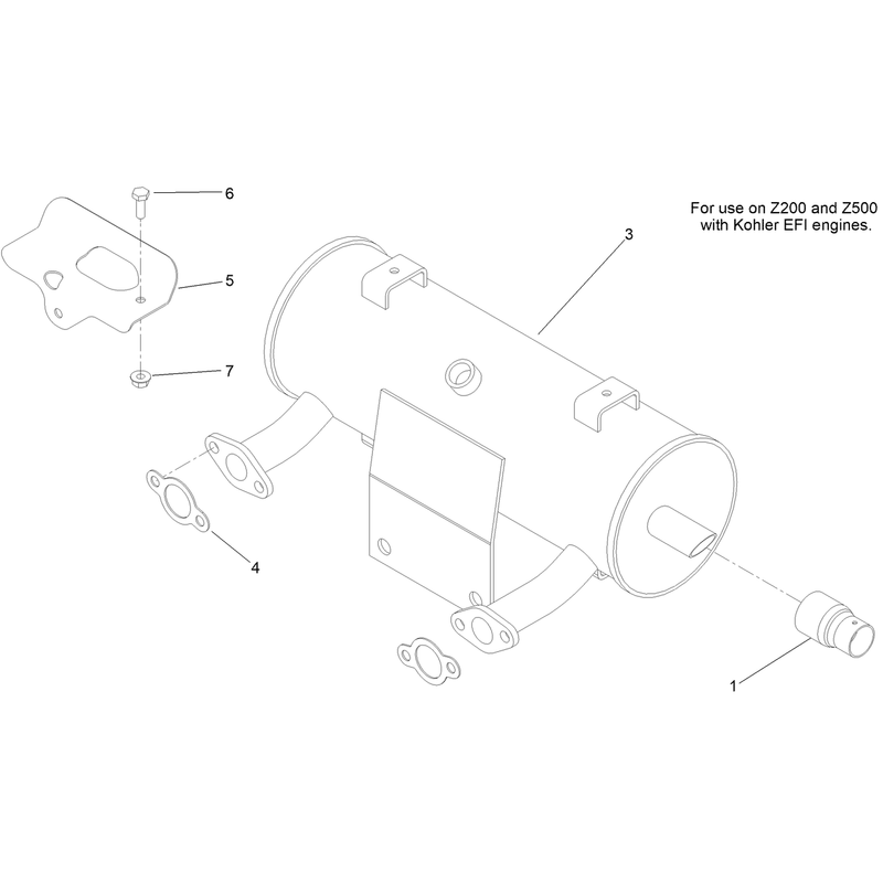 Muffler and Spark Arrester Kit No 105-1679
