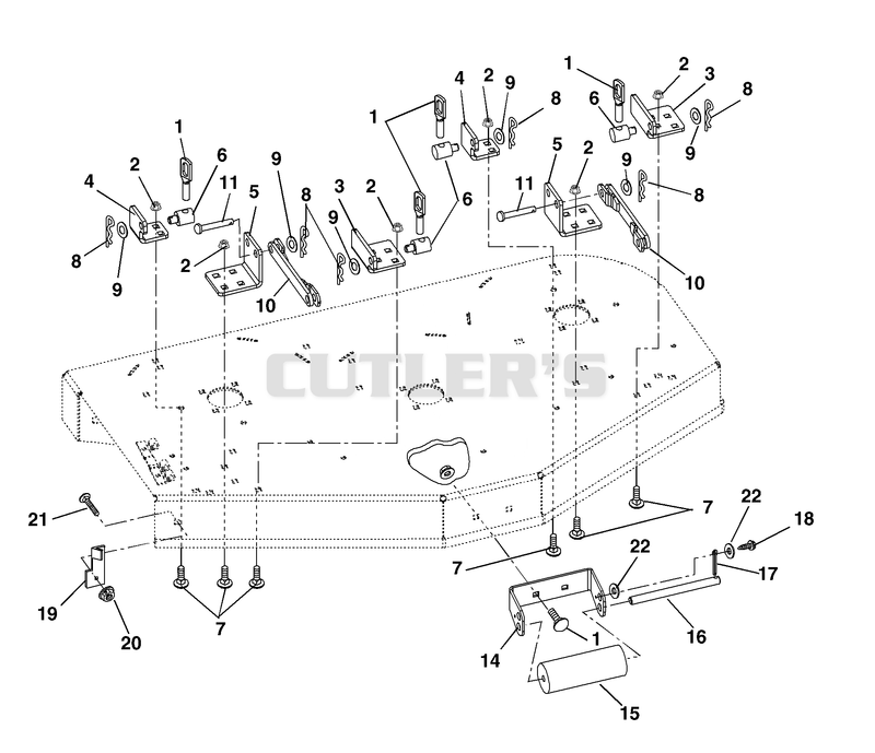Stabilizer And Roller Brackets With Roller