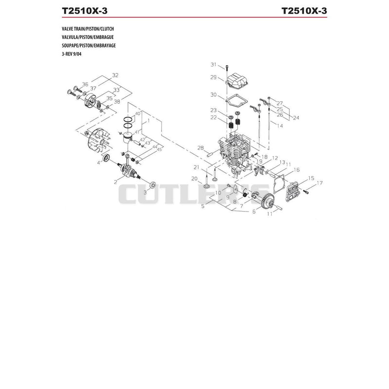 VALVE TRAIN/PISTON/CLUTCH