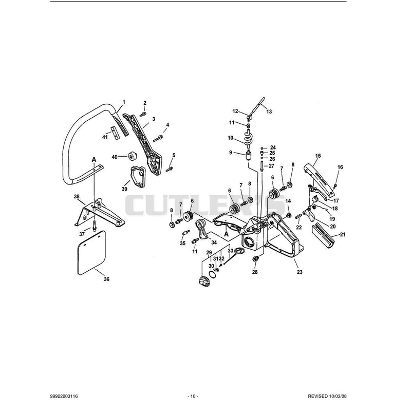 Handles,Throttle Control, Fuel System