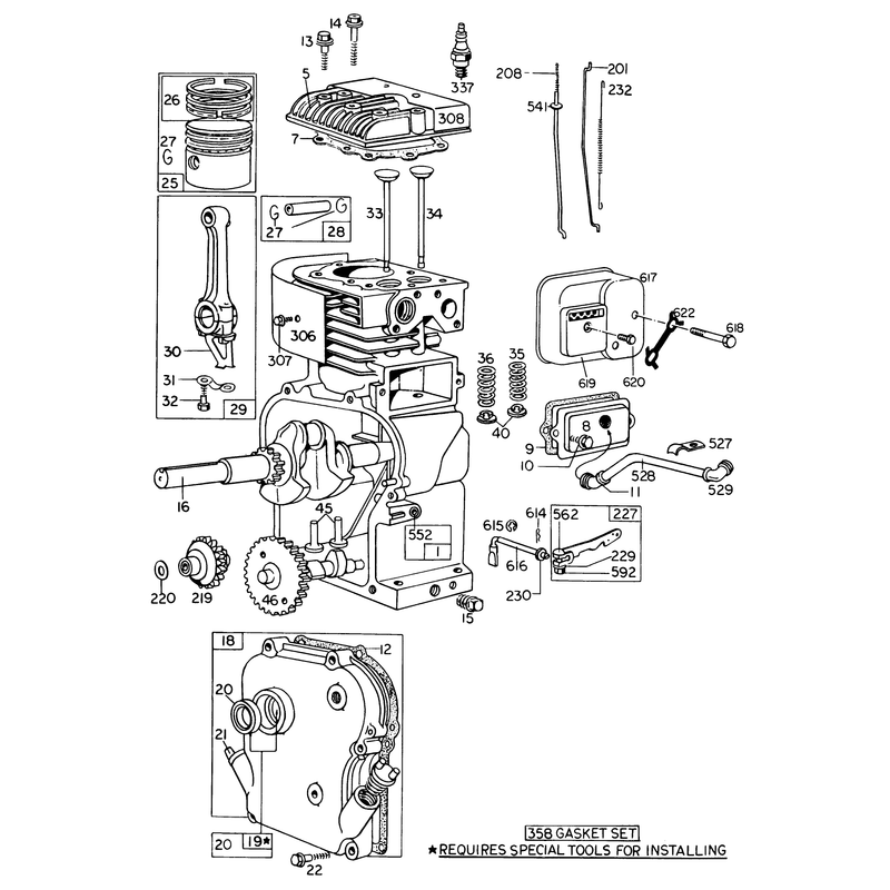 Engine Model No 130202 Type 0600-01 Briggs and Stratton
