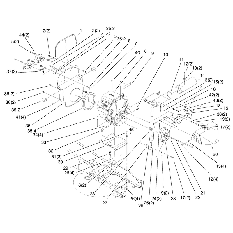 Air Cooled Engine Assembly