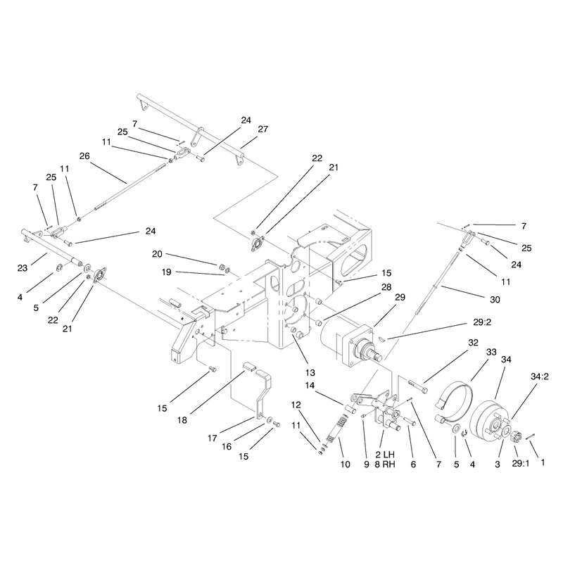 Parking Brake System Assembly