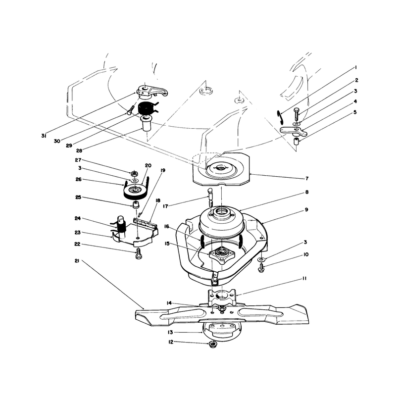 Blade Brake Clutch Assembly