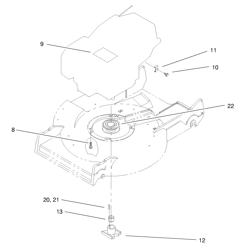 Engine and Retainer Assembly