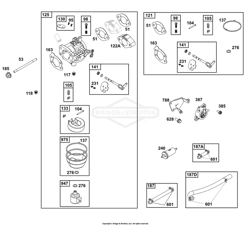 Carburetor and Fuel Supply Group