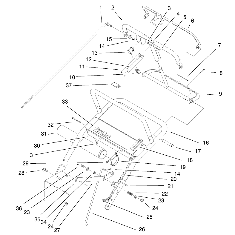 Upper Handle Assembly