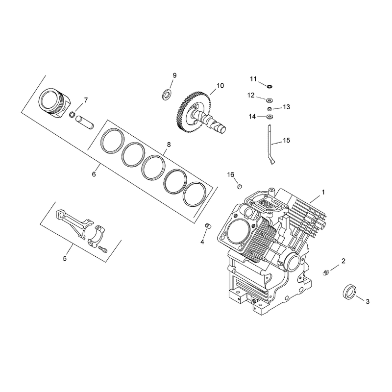 Crankcase Assembly Kohler CH730-0132