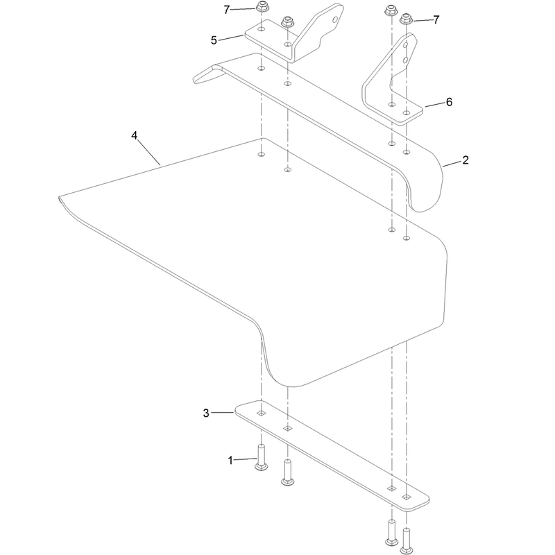 Rubber Deflector Assembly No. 108-2792