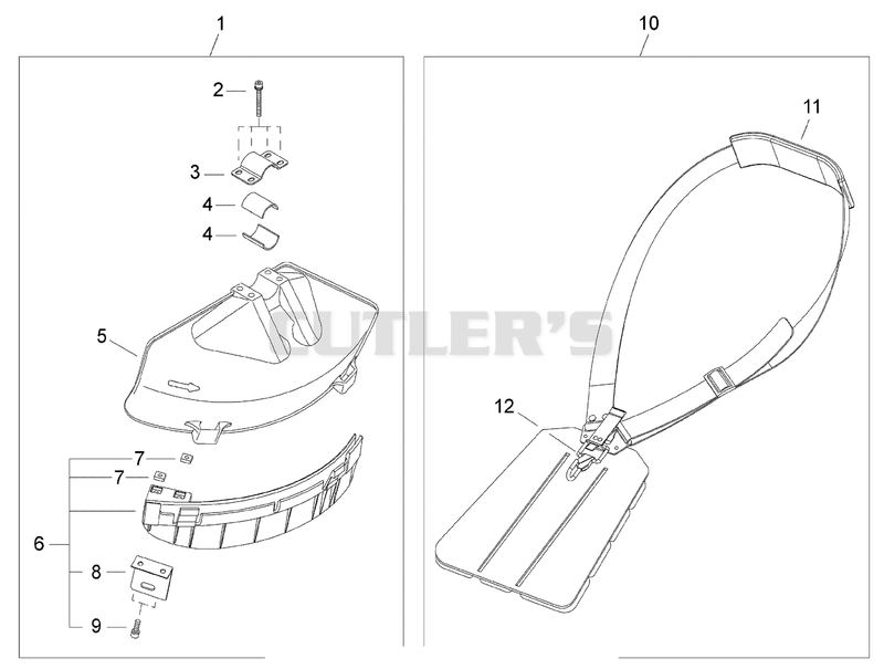 Debris Shield, Harness